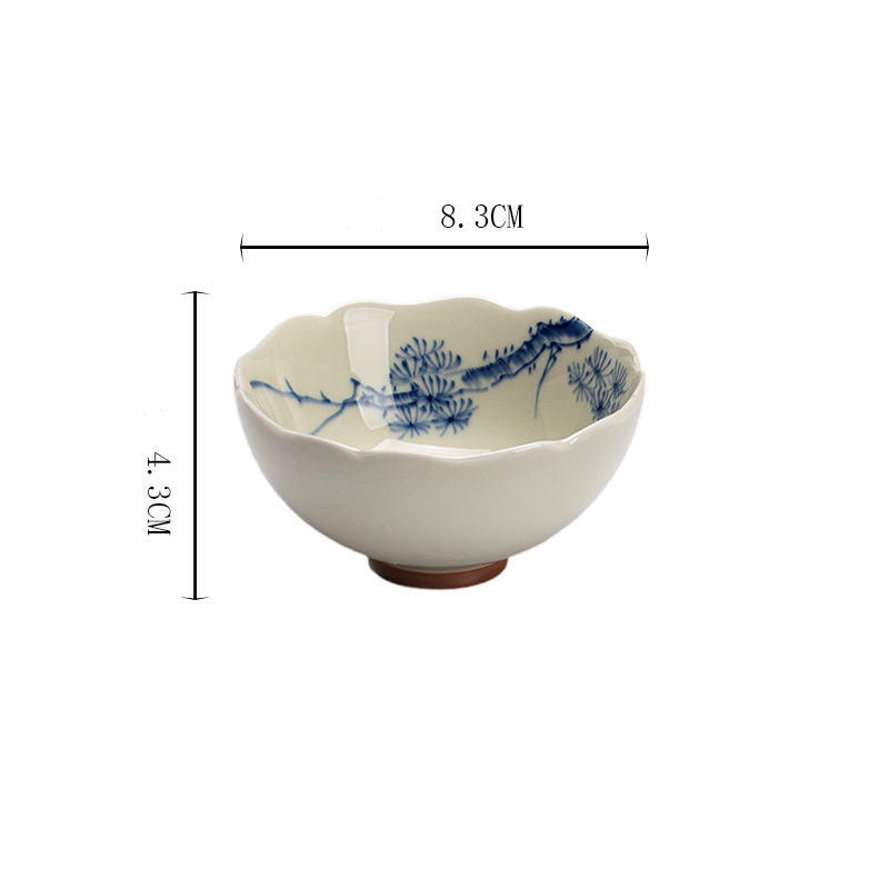 Elegant Zen Cup Featuring Four Gentle Plants | Zen Ara Grove