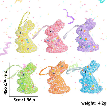 Colorful Easter Bunny Hanging Decoration – Joy & Festivity | Zen Ara Grove