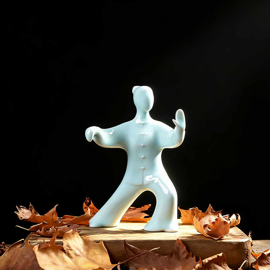 Elegant Female Tai Chi Master Figurine – Grace in Motion | Zen Ara Grove