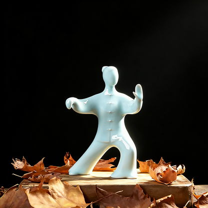 Elegant Female Tai Chi Master Figurine – Grace in Motion | Zen Ara Grove