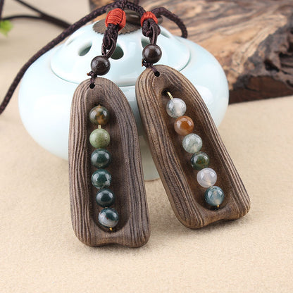 Black Ebony Lotus Pendant｜Dark Serenity in Bloom | Zen Ara Grove