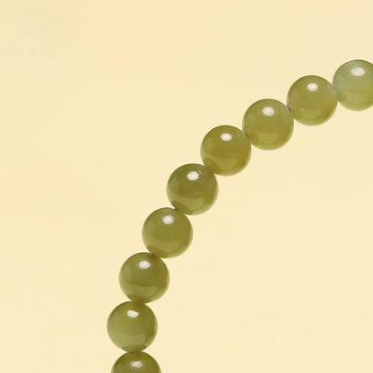 Wood & Jade Dual-Layer Mala · Bodhi Serenity