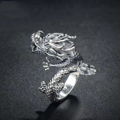 Majestic Chinese Dragon Ring  | Zen Ara Grove