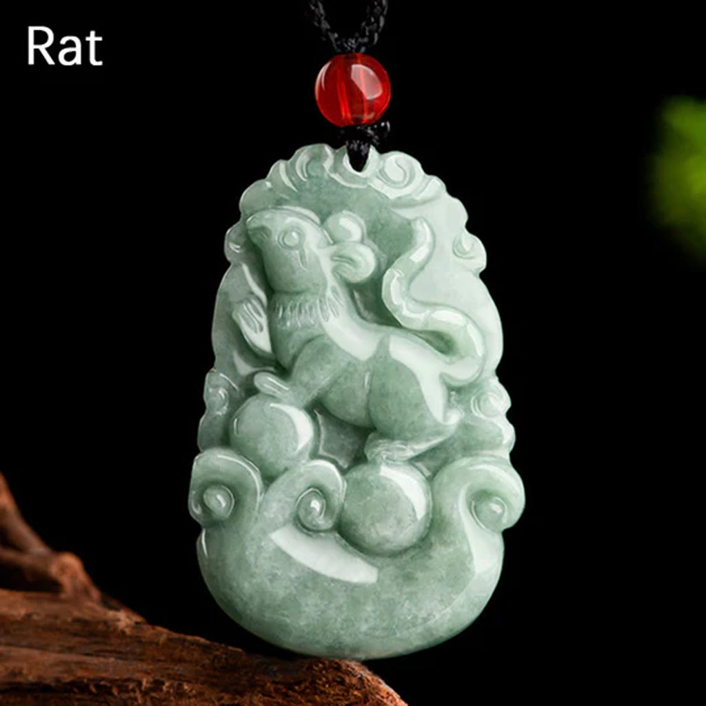 Chinese Zodiac Jade Pendant – Eternal Blessing & Protection | Zen Ara Grove