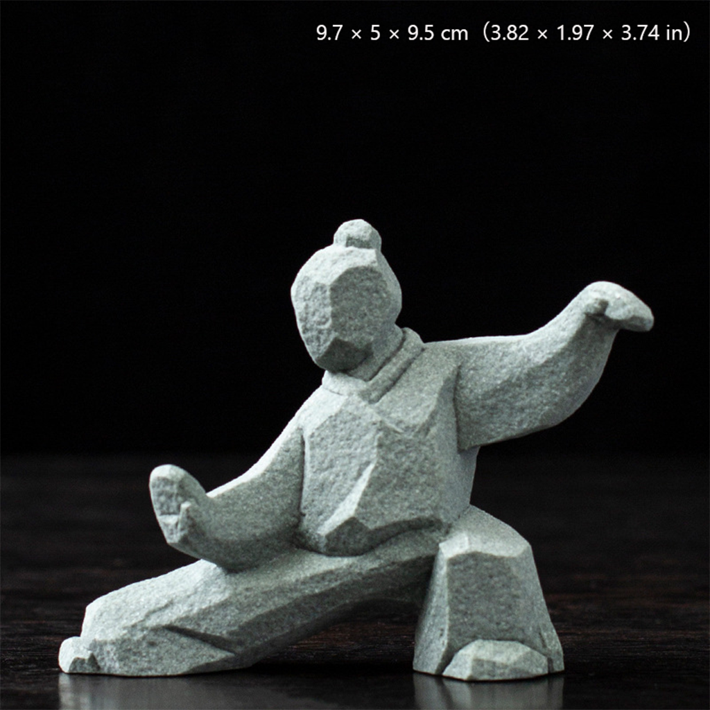 Tai Chi Kung Fu Creative Figurine Set | Zen Ara Grove