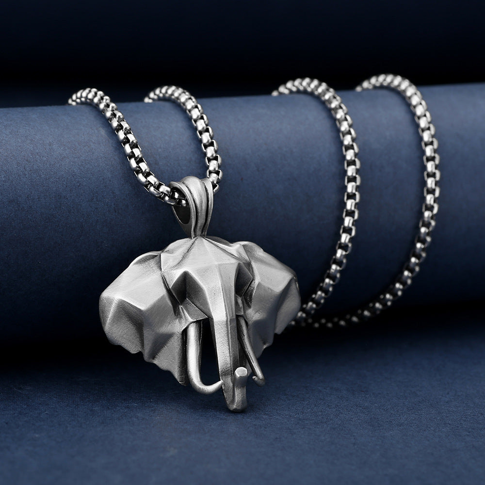 3D Elephant Vintage Pendant – Symbol of Wisdom & Strength | Zen Ara Grove