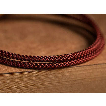 LIMITED TIME OFFER | Handmade Red Rope Bracelet with Green Bodhi Bead – Twelve Zodiac Buddha for Protection | Zen Ara Grove