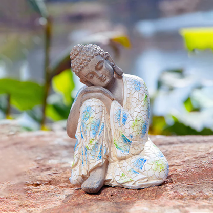 Buddha Stones Meditating Zen Buddha Serenity Resin Statue Figurine Home Decoration| Zen Ara Grove