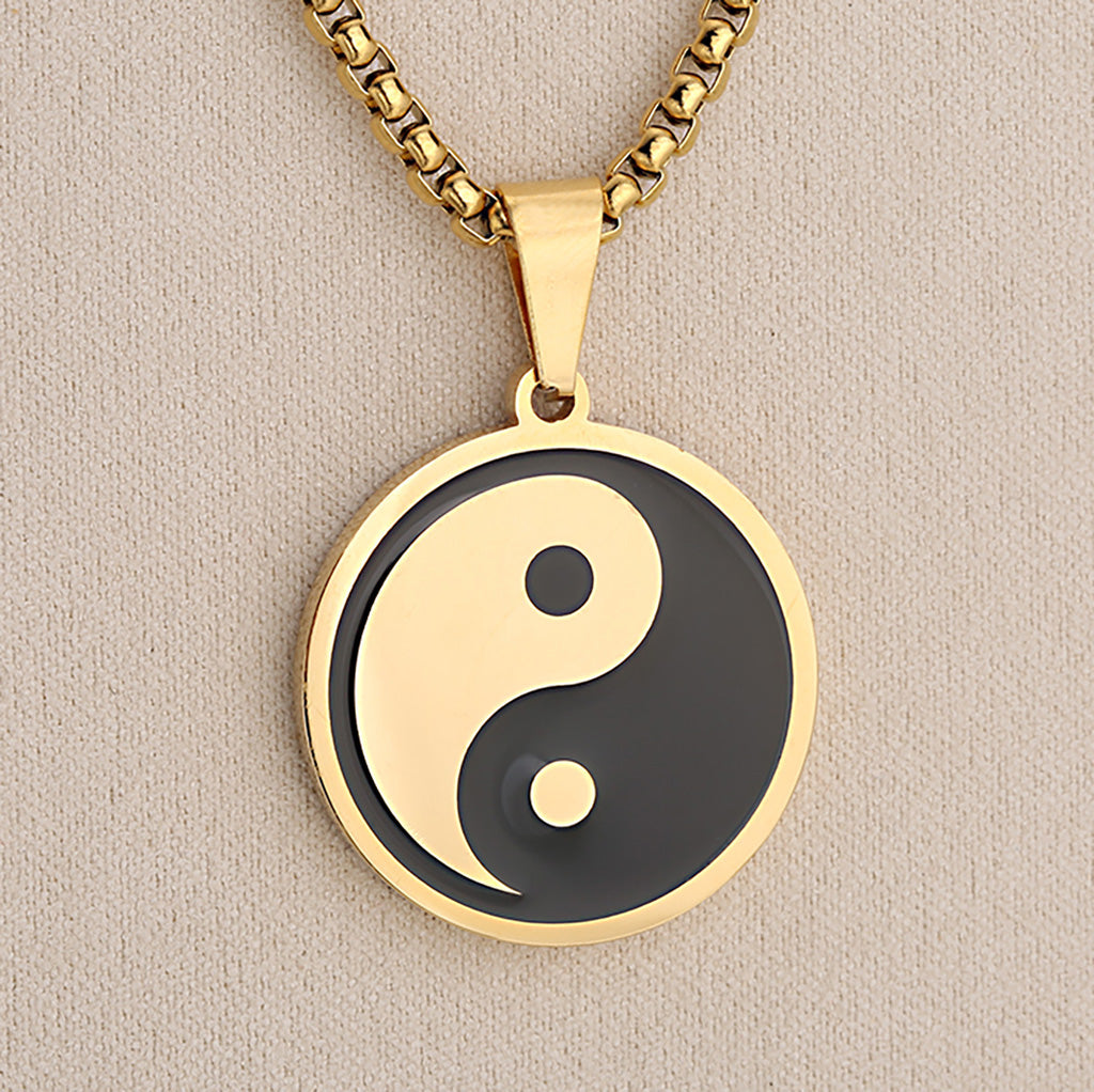 Taiji Yin-Yang Pendant Necklace – Balance & Protection | Zen Ara Grove