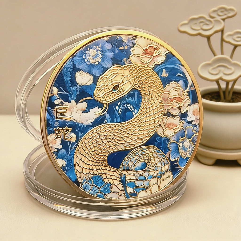 Colorful 12 Zodiac Challenge Coin Collection – Fortune & Harmony | Zen Ara Grove