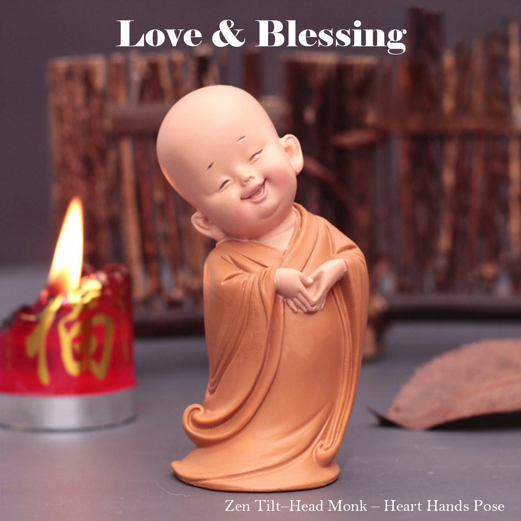 Cute Zen Monk Figurines| Zen Ara Grove
