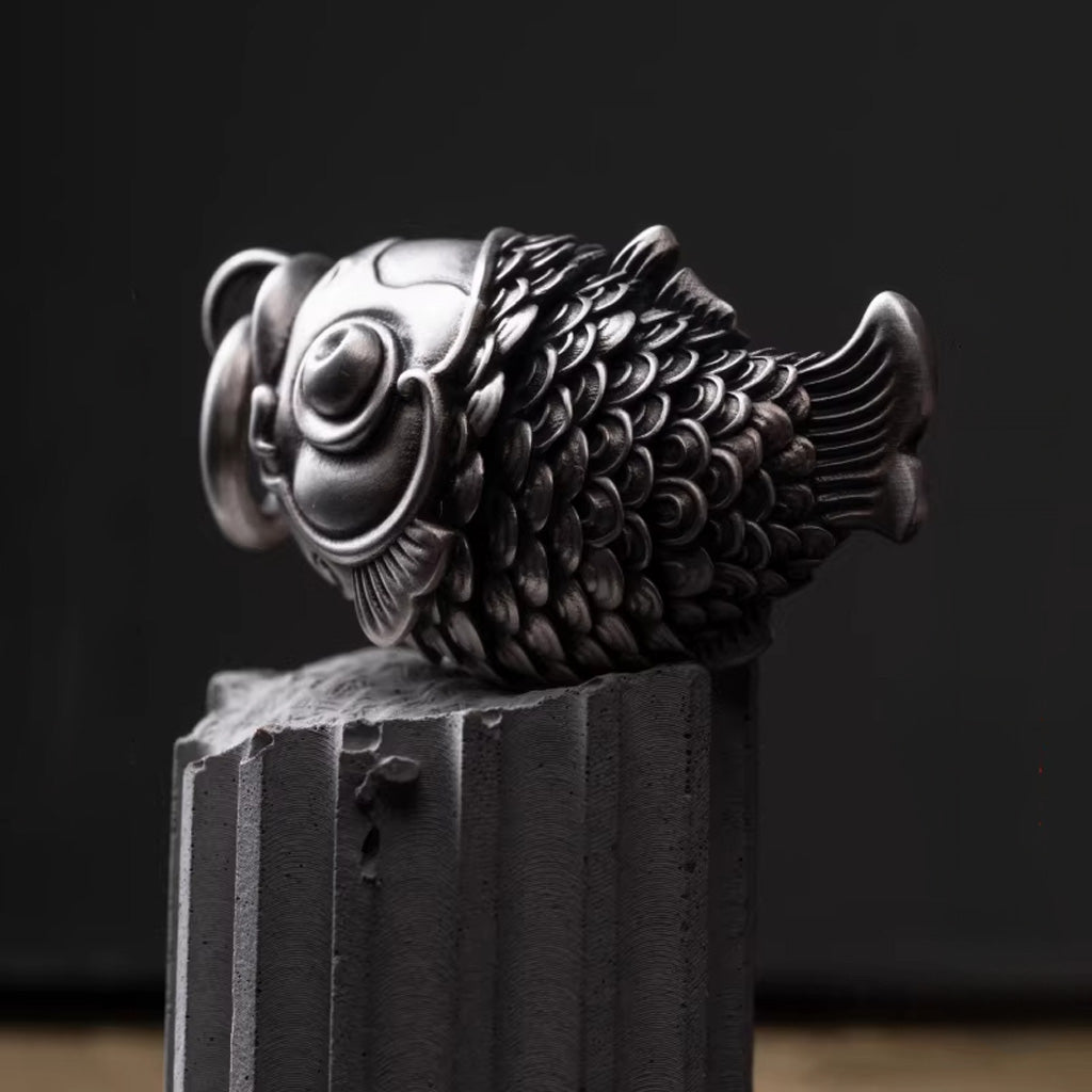 Lucky Koi Fish Pendant – Articulated Moving Tail for Stress Relief | Zen Ara Grove