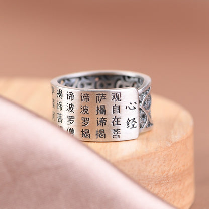 Lotus Sutra Ring – Open to Wisdom | Zen Ara Grove