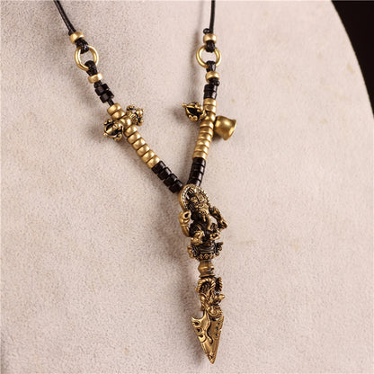Ganesha Vajra — Wisdom & Protection Talisman | Zen Ara Grove