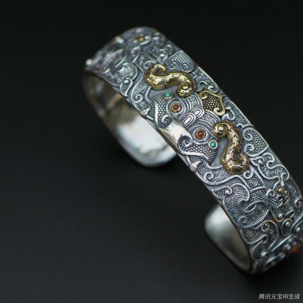 Taotie Beast Bracelet – Ancient Chinese Guardian of Power | Zen Ara Grove