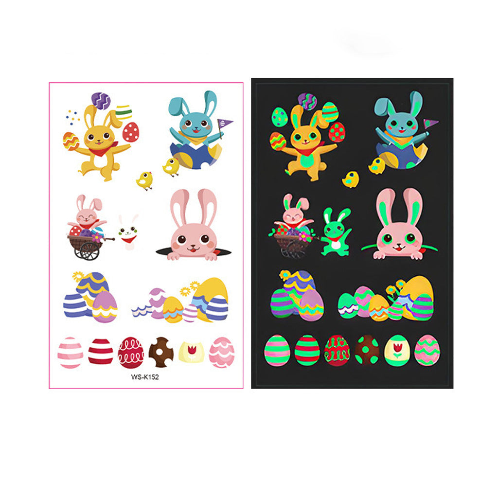 Glow‑in‑the‑Dark Easter Tattoo Stickers – Fun & Creativity | Zen Ara Grove