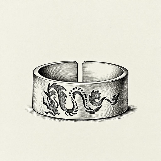 Dragon Silver Ring – Symbol of Power, Protection & Renewal | Zen Ara Grove