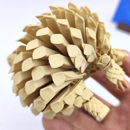 Fully Articulated Pangolin Fidget – Movable Scales, Calming Touch | Zen Ara Grove