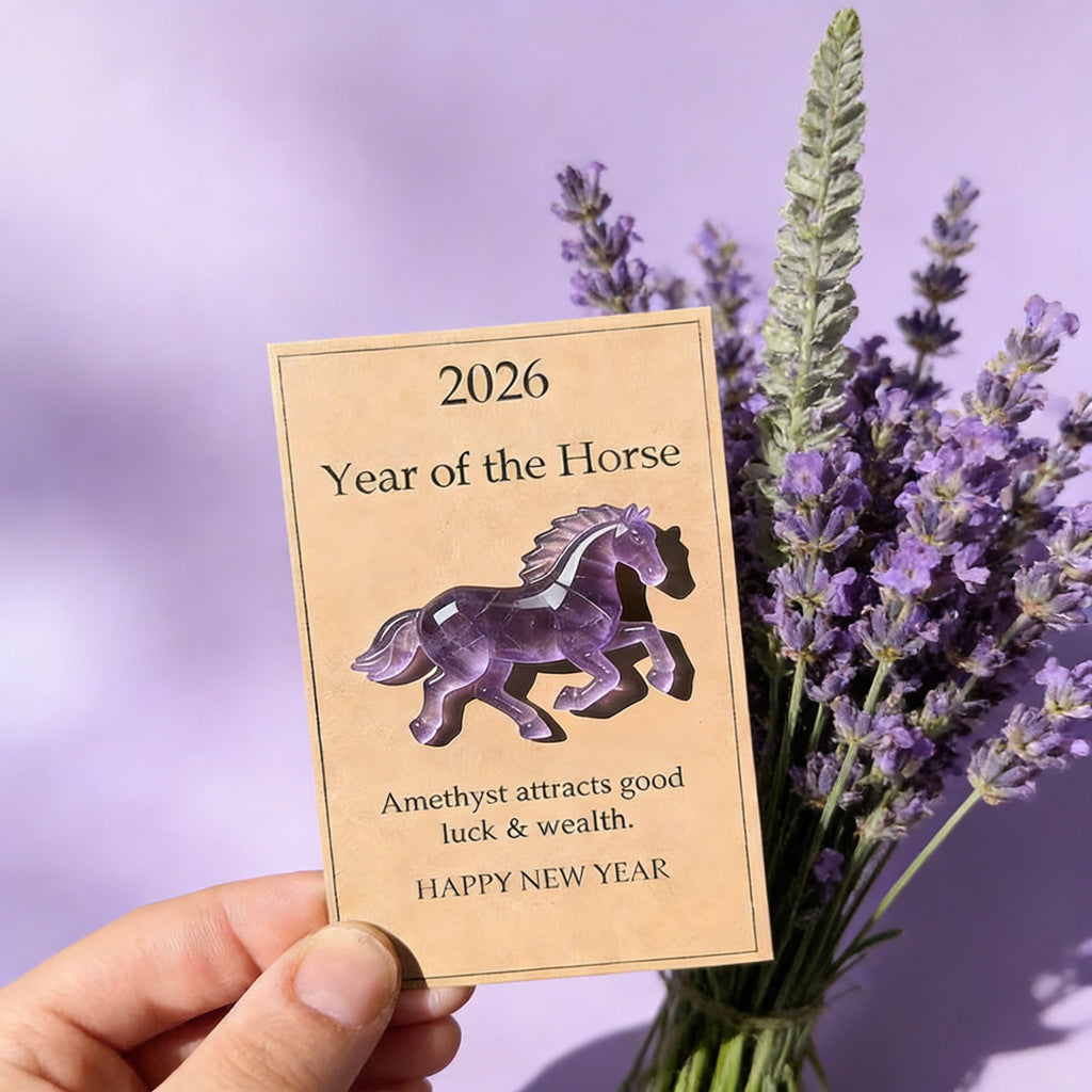 Colorful Phantom Crystal Glass Horse Figurine – A Symbol of Fortune and Vitality | Zen Ara Grove