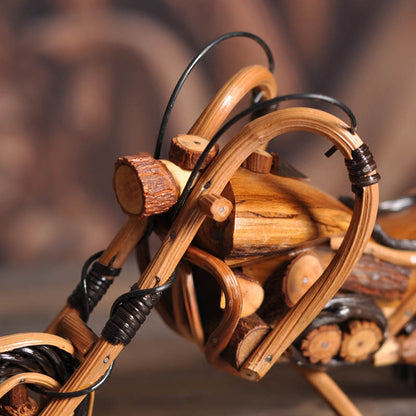 Rustic Rattan Motorcycle Décor – Soul of Freedom, Spirit of Craft | Zen Ara Grove