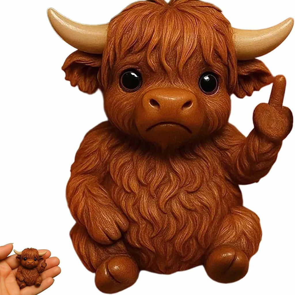 Majestic Resin Bull Sculpture – A Symbol of Strength and Prosperity | Zen Ara Grove