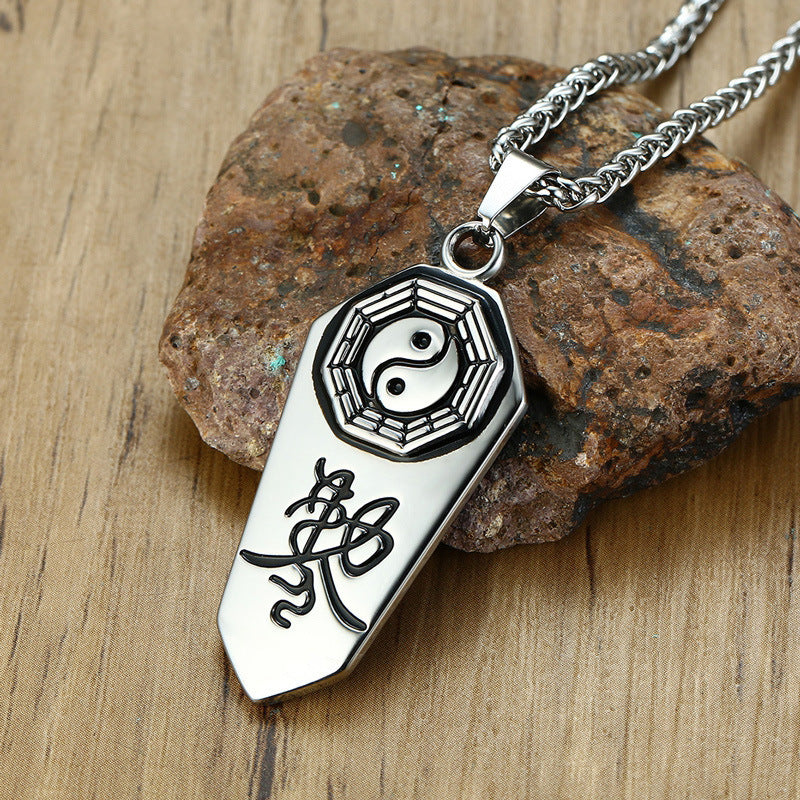 Yin Yang Bagua Pendant – Balance and Protection Charm | Zen Ara Grove
