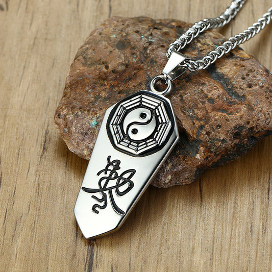 Yin Yang Bagua Pendant – Balance and Protection Charm | Zen Ara Grove