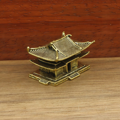 Limited Time Offer · Handcrafted Brass Miniature Pavilion Set – Symbol of Serenity and Wisdom | Zen Ara Grove