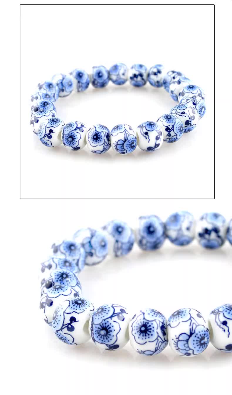 TODAY ONLY! Adjustable Ceramic Bracelet｜Soft Glow & Floral Patterns