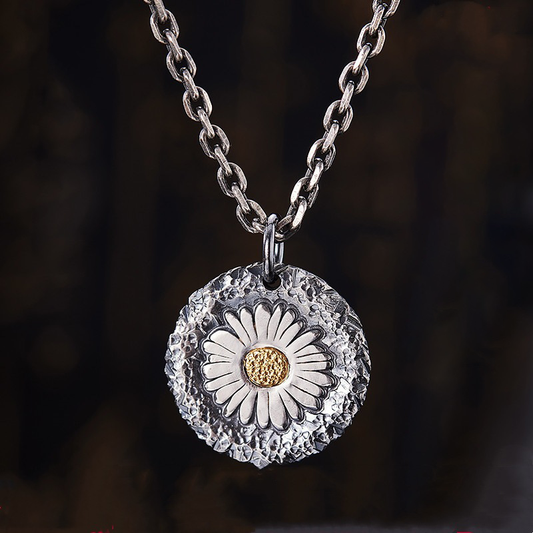 Vintage Daisy Blossom Pendant | Zen Ara Grove