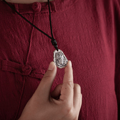 Zaqilam Pendant – Tibetan Goddess of Fortune in Sterling Silver | Zen Ara Grove