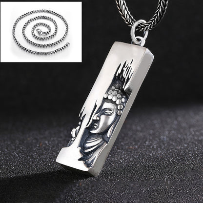 One-Side Buddha Amulet – Guardian Pendant of Inner Awakening | Zen Ara Grove