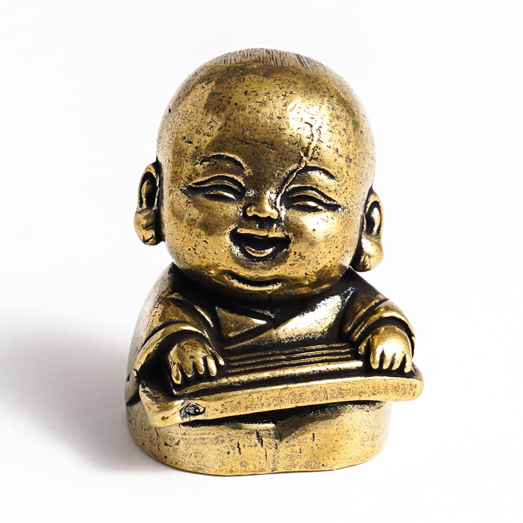 Handcrafted Solid Brass Monk’s Pursuit of Arts Collection | Zen Ara Grove