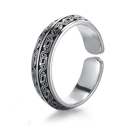 Beast Motif Spiral Ring – Ancient Grace, Modern Elegance | Zen Ara Grove