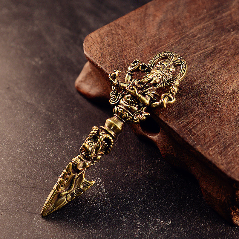 Ganesha Vajra — Wisdom & Protection Talisman | Zen Ara Grove