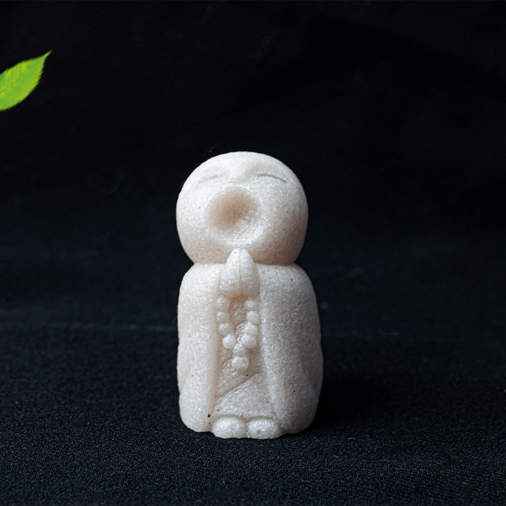Quartz Buddha Figurine Set · Symbols of Guidance, Protection & Compassion | Zen Ara Grove