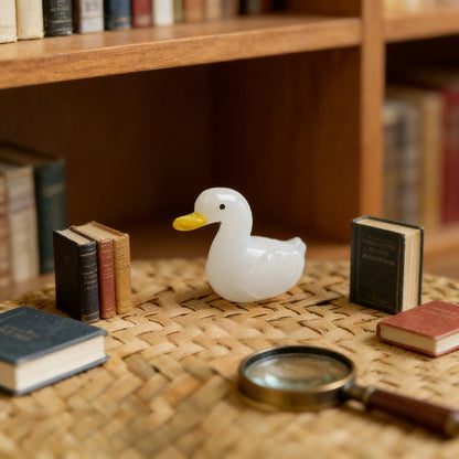 Peaceful Glass Duck Figurine – Bringing Calm Energy and Joy to Your Space | Zen Ara Grove