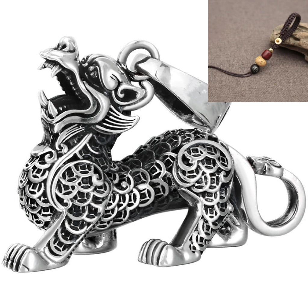 Rising Pixiu Necklace – Attract Fortune & Guard Energy | Zen Ara Grove