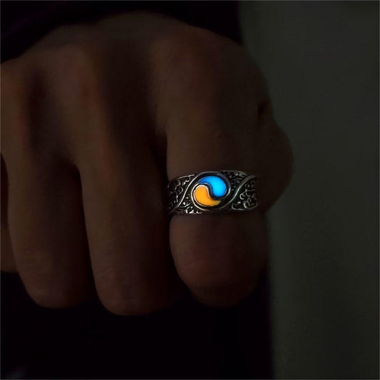 Zen Yin Yang Glow Ring – Balance in Motion | Zen Ara Grove