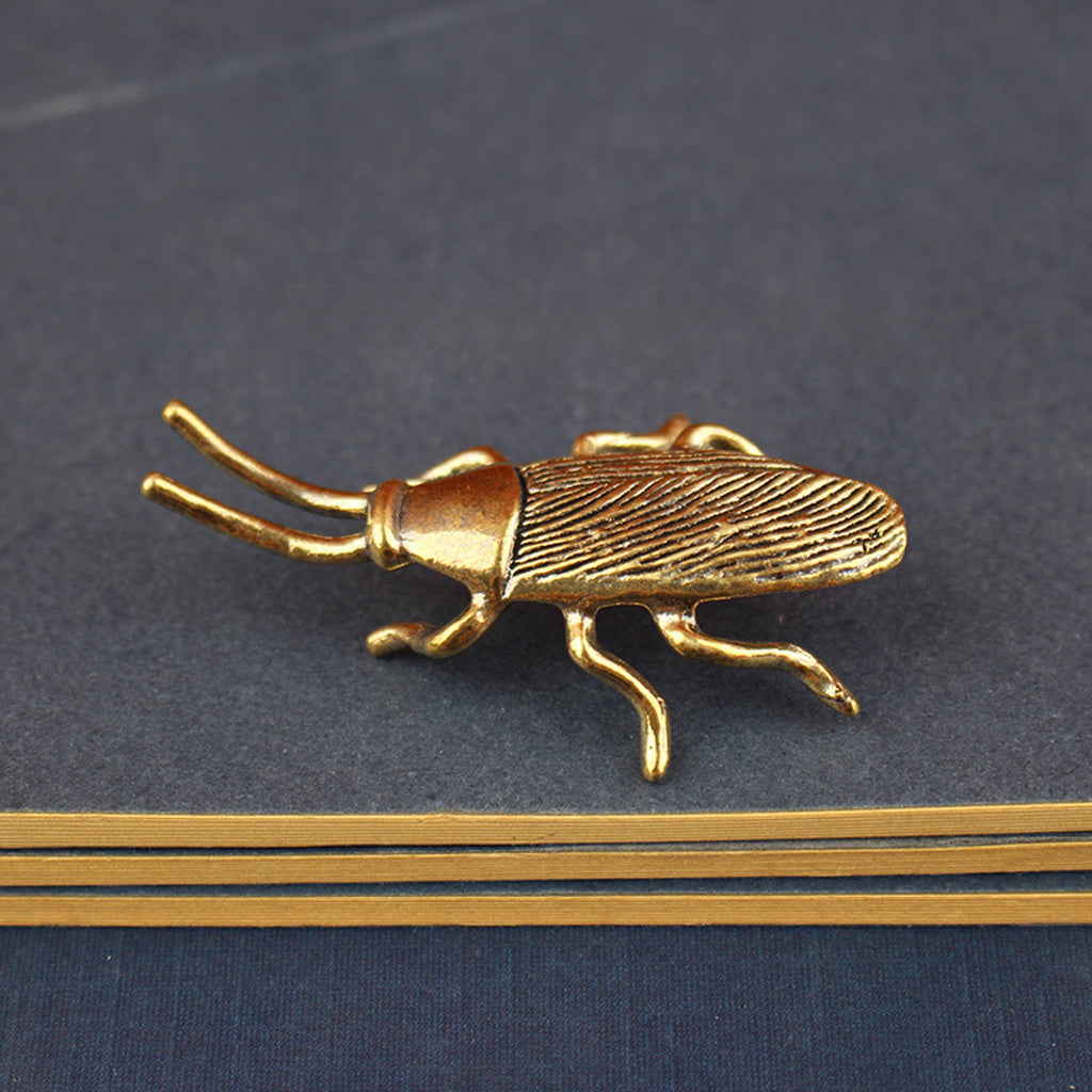Brass Insect Collection – Handcrafted Dragonfly, Cicada, Cricket, Mantis & Bee Figurines | Zen Ara Grove