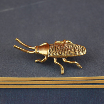 Brass Insect Collection – Handcrafted Dragonfly, Cicada, Cricket, Mantis & Bee Figurines | Zen Ara Grove