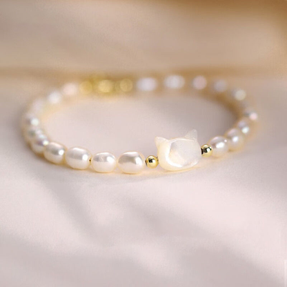 Long Wool Silver Gradient Pendant Bracelet | Zen Ara Grove