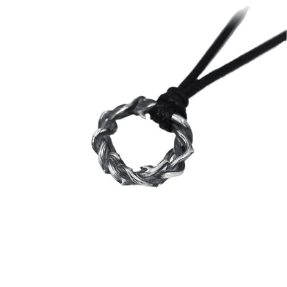 Circle of Life – Retro Vine-Inspired Pendant | Zen Ara Grove