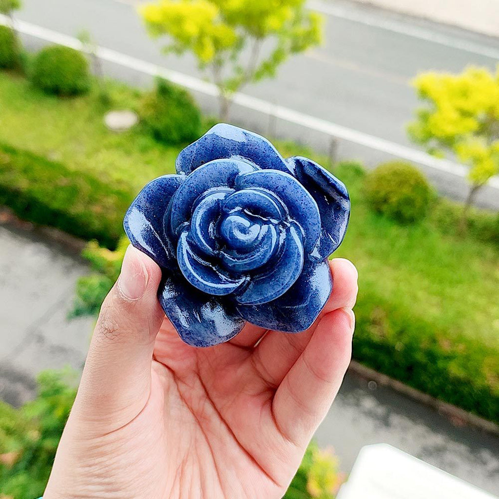 Natural Crystal Rose Ornament – Elegance in Motion, Beauty You Can Hold | Zen Ara Grove