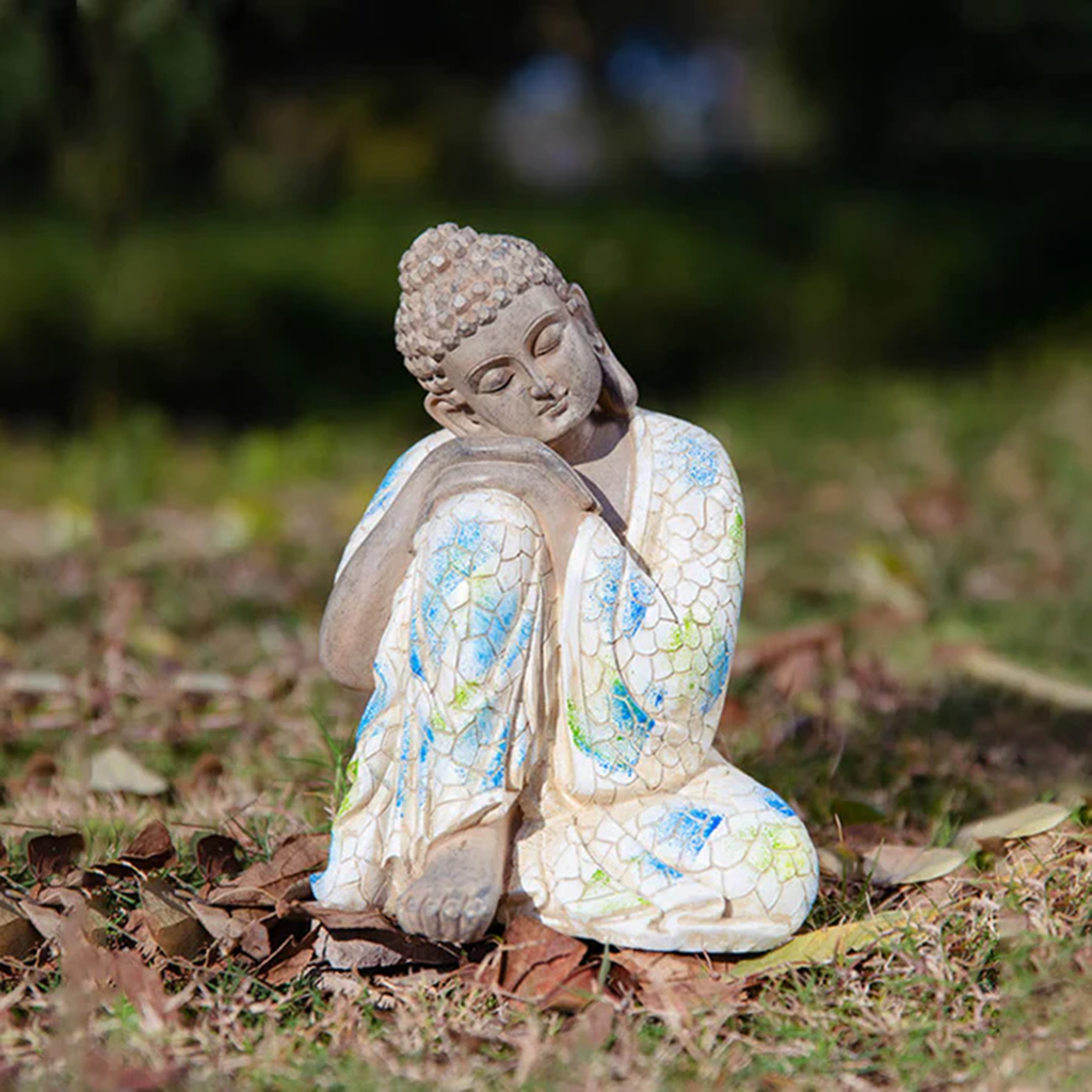 Buddha Stones Meditating Zen Buddha Serenity Resin Statue Figurine Home Decoration| Zen Ara Grove