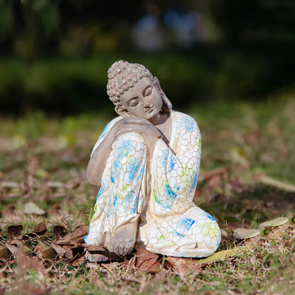 Buddha Stones Meditating Zen Buddha Serenity Resin Statue Figurine Home Decoration| Zen Ara Grove