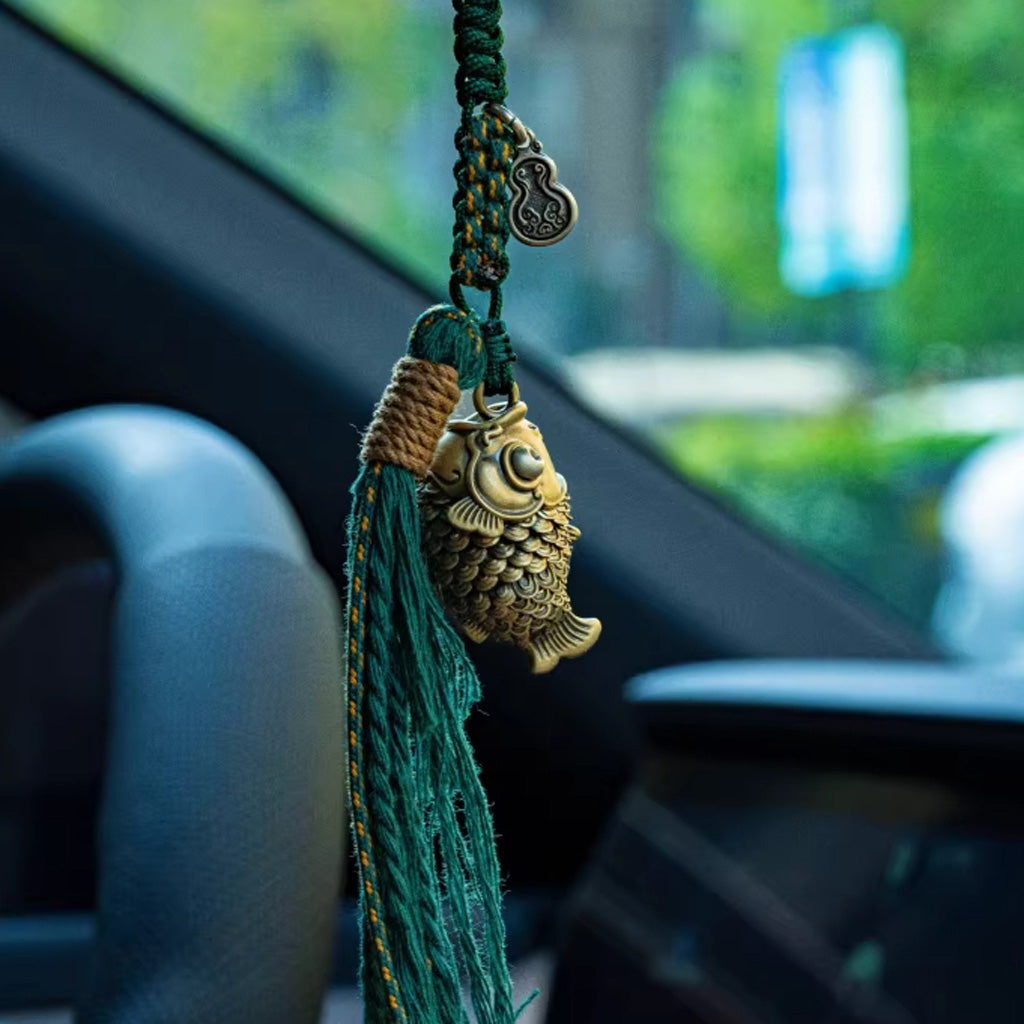 Lucky Koi Fish Pendant – Articulated Moving Tail for Stress Relief | Zen Ara Grove