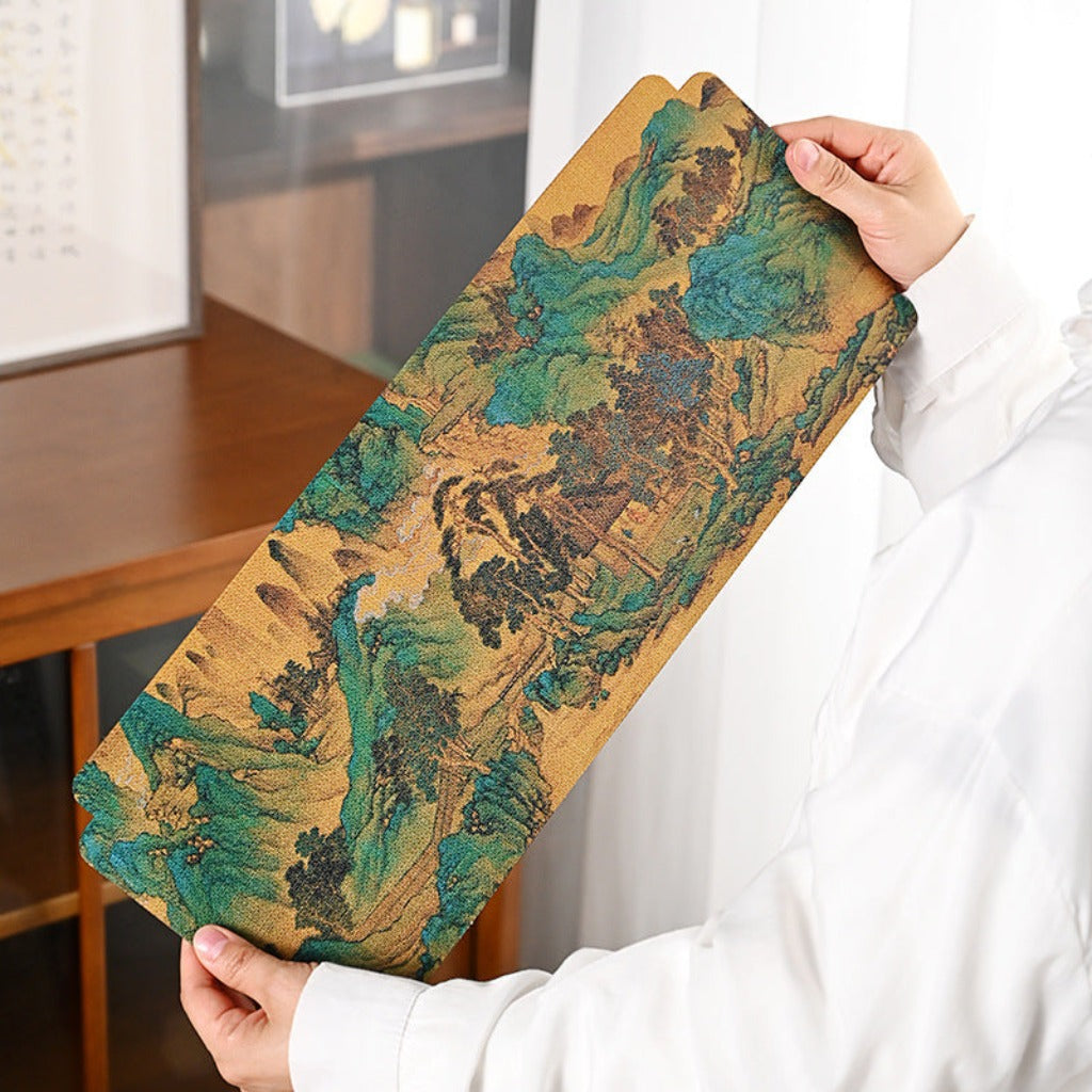 Dual Zen Teapot Mat Set · Mountain & Wave