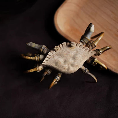 Handcrafted Bamboo Crab Sculpture – Eco-Friendly Symbol of Strength | Zen Ara Grove