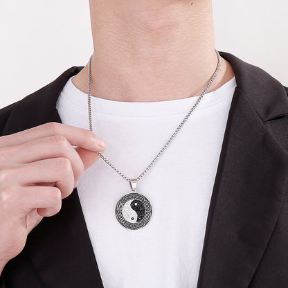 Taiji Bagua Yin-Yang Pendant Necklace – Energy & Protection | Zen Ara Grove